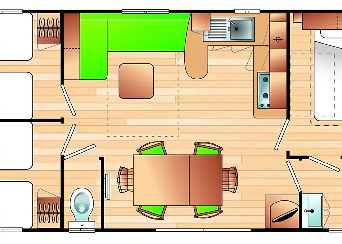 Les Gravelets 2etoiles Campingplatz *